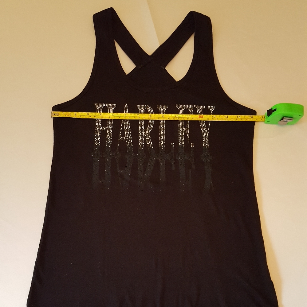 Harley-Davidson Rhinestone Shadow Tank Top - Picture 5 of 9
